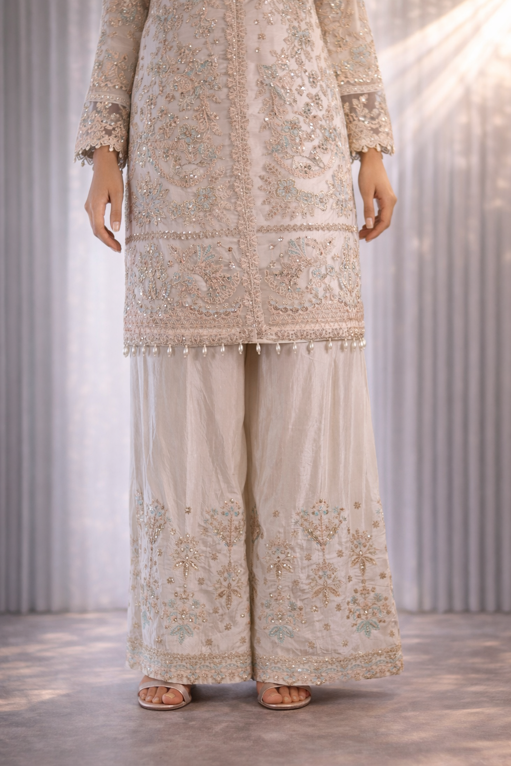Raad Luxury Formal Embroidered Organza 3 Piece Stitched Suit RD26LF RA-50 IY Raad Luxury Formal Embroidered Organza 3 Piece Stitched Suit RD26LF RA-50 IY