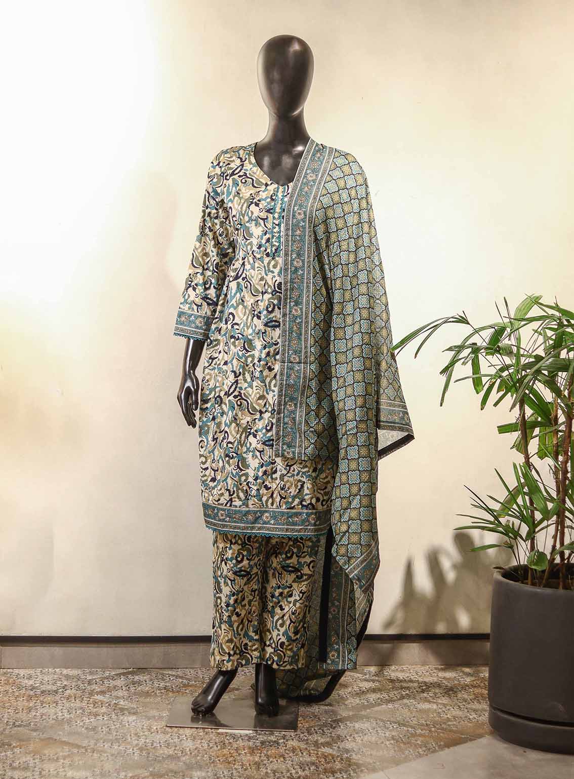 Raad Printed Lawn Suits Stitched 3 Piece - RD25PL HS06 Raad Printed Lawn Suits Stitched 3 Piece - RD25PL HS06