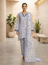 Raad Digital Printed Lawn 3 Piece Stitched Suit RD26DPL D-RA-RPL-03