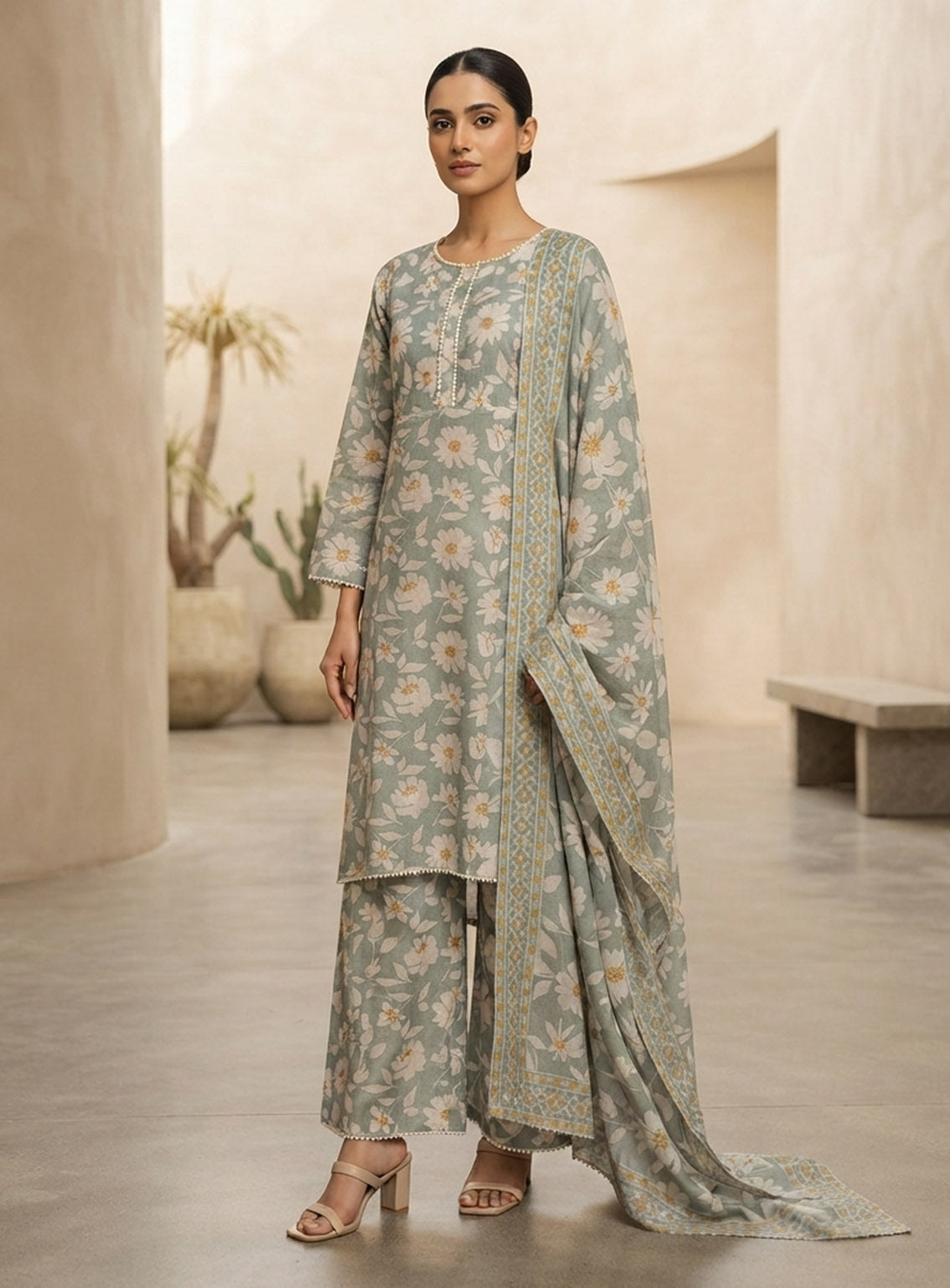 Raad Digital Printed Lawn 3 Piece Stitched Suit RD26DPL D-RA-RPL-04 Raad Digital Printed Lawn 3 Piece Stitched Suit RD26DPL D-RA-RPL-04