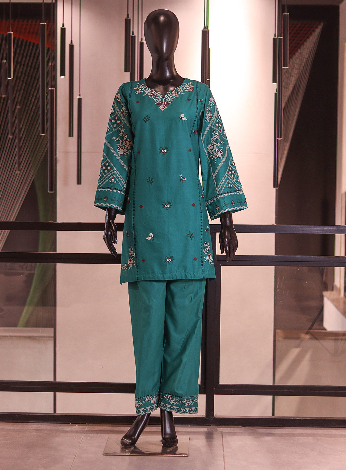 Raad Formal Embroidered Lawn 2 Piece Stitched Shirt Trouser RD26E D-03-GN Raad Formal Embroidered Lawn 2 Piece Stitched Shirt Trouser RD26E D-03-GN