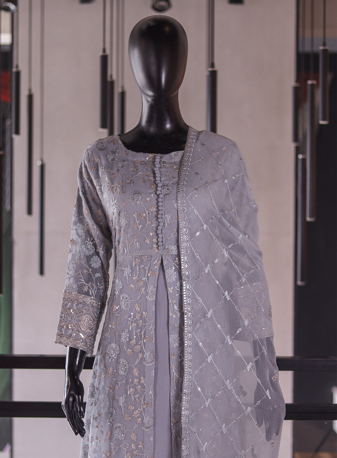 Raad Luxury Formal Embroidered Chiffon 3 Piece Stitched Suit RD26LF D-SG-01-GY Raad Luxury Formal Embroidered Chiffon 3 Piece Stitched Suit RD26LF D-SG-01-GY