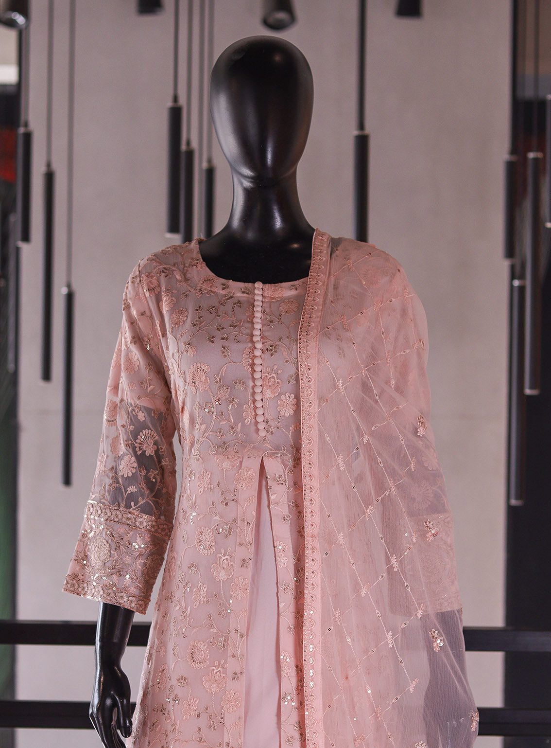 Raad Luxury Formal Embroidered Chiffon 3 Piece Stitched Suit RD26LF D-SG-01-LTPK Raad Luxury Formal Embroidered Chiffon 3 Piece Stitched Suit RD26LF D-SG-01-LTPK