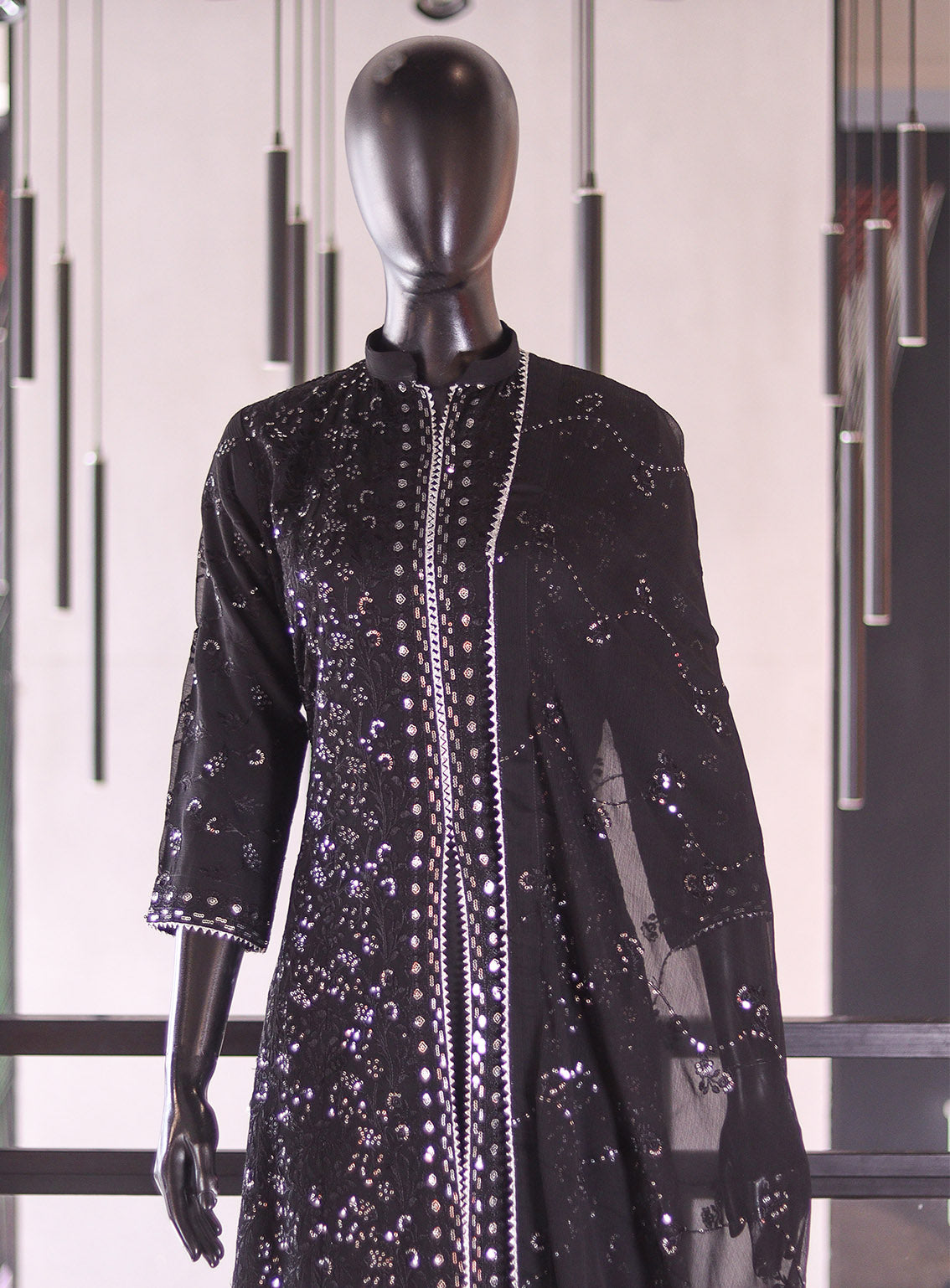 Raad Luxury Formal Embroidered Chiffon 3 Piece Stitched Suit RD26LF D-SG-15-BK Raad Luxury Formal Embroidered Chiffon 3 Piece Stitched Suit RD26LF D-SG-15-BK
