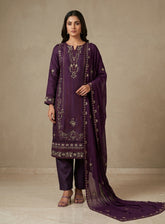 Raad Luxury Formal Embroidered Chiffon 3 Piece Stitched Suit RD26LF RA-KH-02