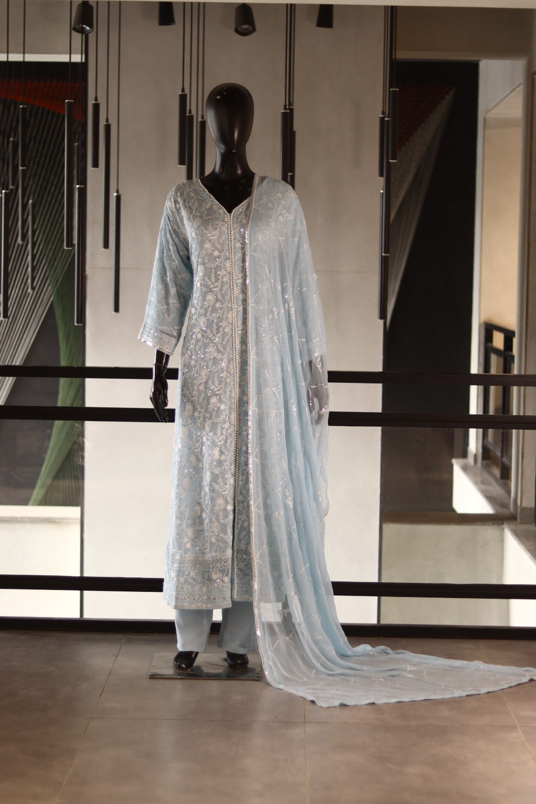 Raad Luxury Formal Embroidered Chiffon 3 Piece Stitched Suit RD26LF RA-SG-03 SBL Raad Luxury Formal Embroidered Chiffon 3 Piece Stitched Suit RD26LF RA-SG-03 SBL