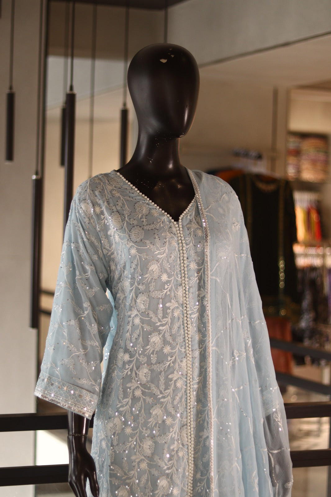 Raad Luxury Formal Embroidered Chiffon 3 Piece Stitched Suit RD26LF RA-SG-03 SBL Raad Luxury Formal Embroidered Chiffon 3 Piece Stitched Suit RD26LF RA-SG-03 SBL