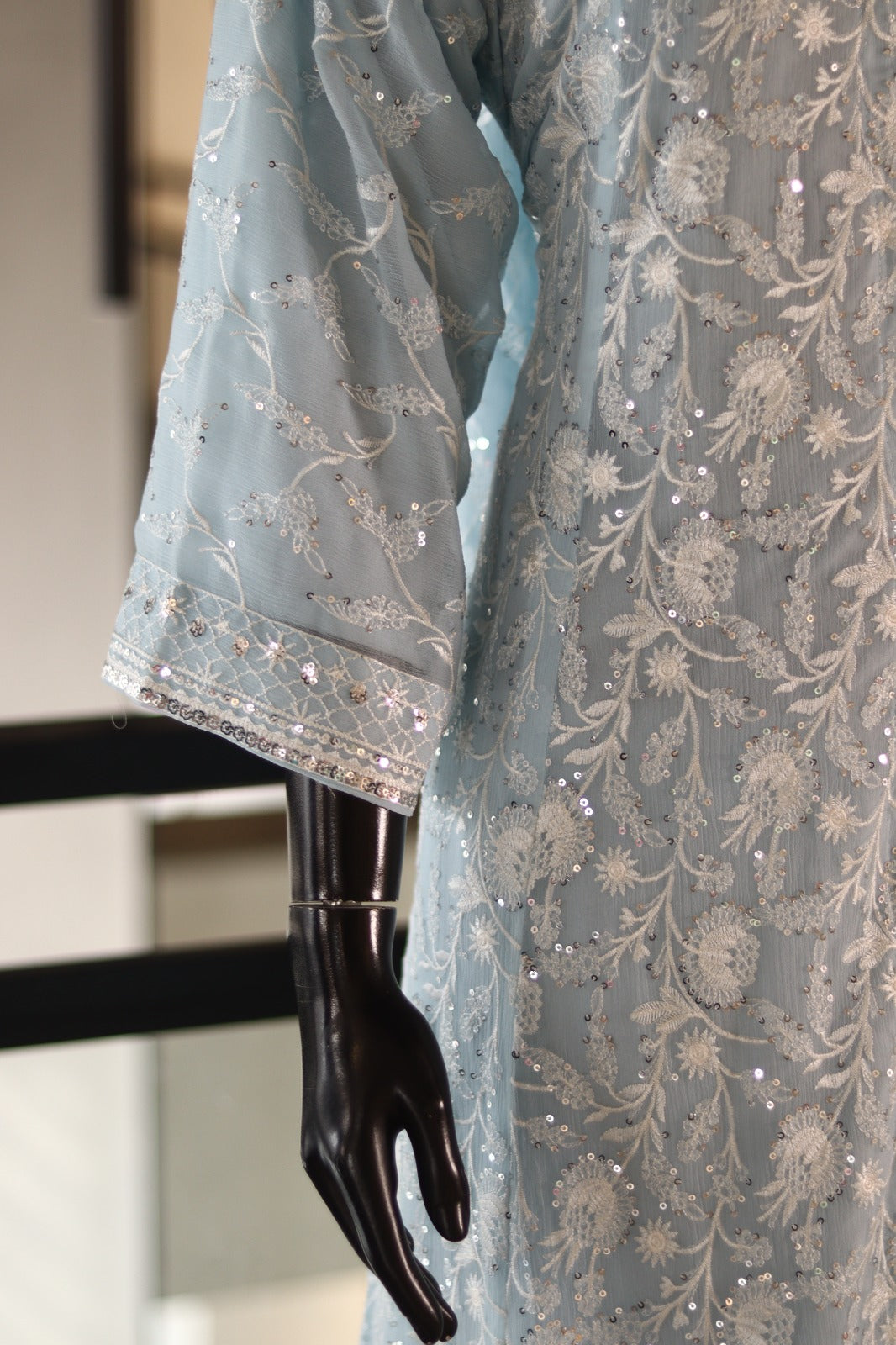 Raad Luxury Formal Embroidered Chiffon 3 Piece Stitched Suit RD26LF RA-SG-03 SBL Raad Luxury Formal Embroidered Chiffon 3 Piece Stitched Suit RD26LF RA-SG-03 SBL