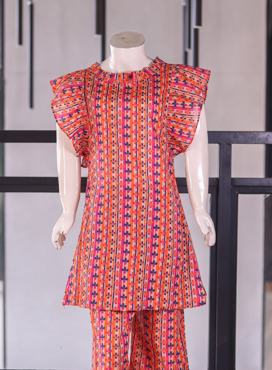 Raad Printed Lawn Girls 2 Piece Stitched Shirt Trouser RA26KG D-RKL-001-OGML Raad Printed Lawn Girls 2 Piece Stitched Shirt Trouser RA26KG D-RKL-001-OGML