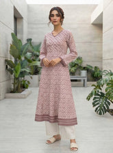 Raad Printed Poly Silk 1 Piece Stitched Frock RD26PL D-PS-2-BG