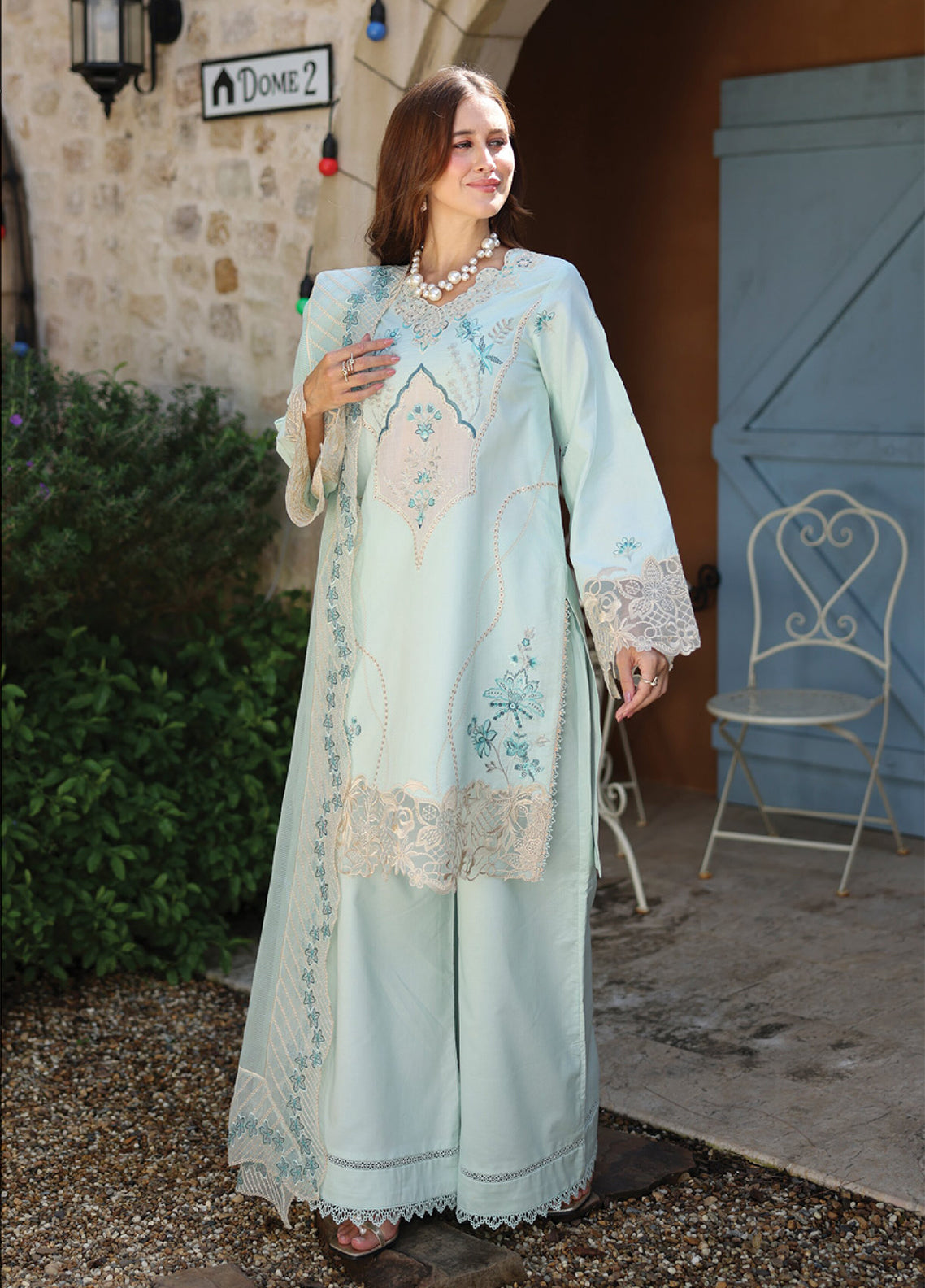 Raaya Luxury Embroidered Lawn 3 Piece Unstitched Suit RYA26LEL D-02 FREYA Raaya Luxury Embroidered Lawn 3 Piece Unstitched Suit RYA26LEL D-02 FREYA