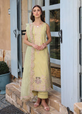 Raaya Luxury Embroidered Lawn 3 Piece Unstitched Suit RYA26LEL D-10 EMILY