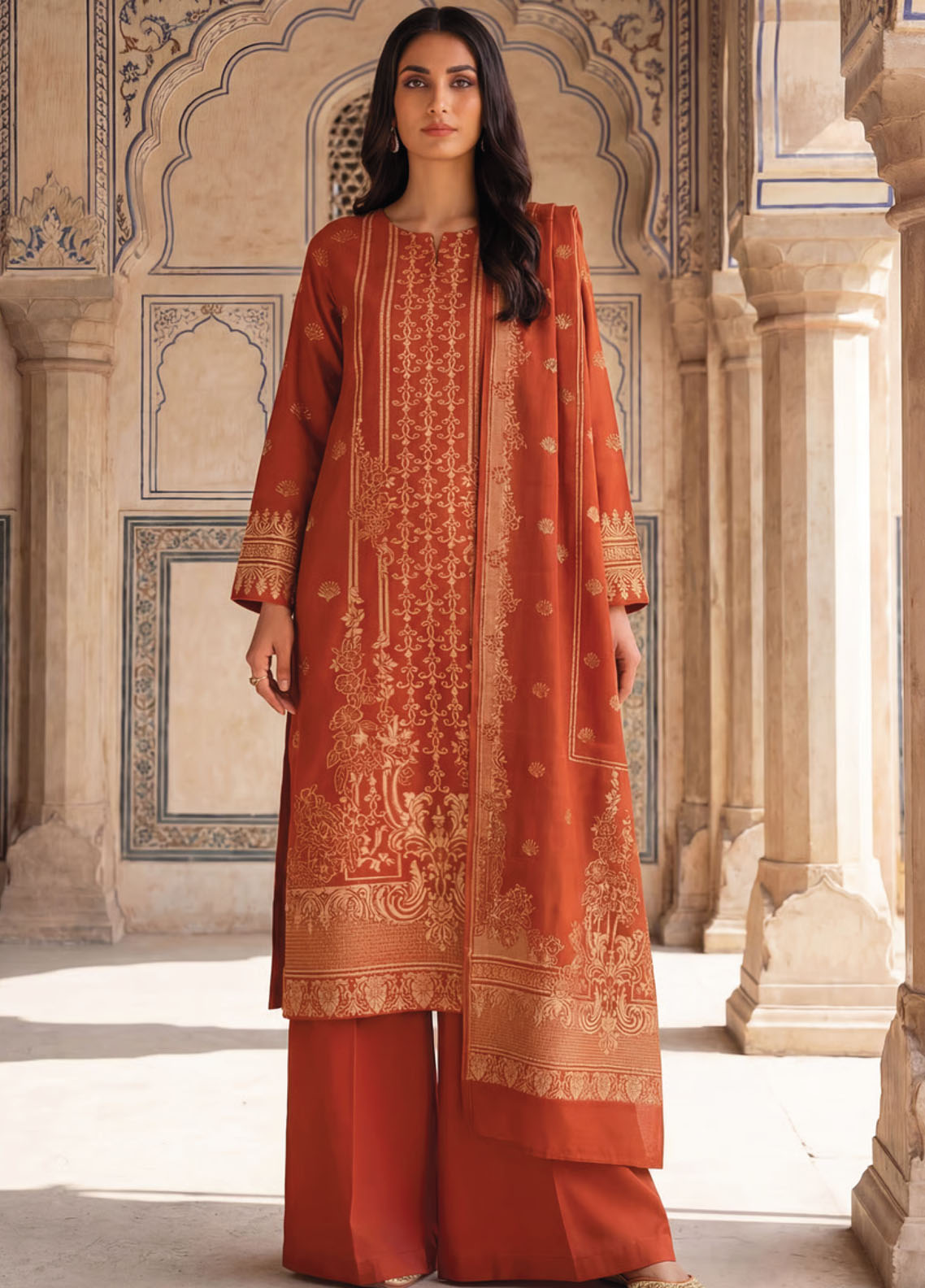Raha By Soghat Creation Printed Jacquard Lawn 3 Piece Unstitched Suit SC26RV1 D-PJL-01 Raha By Soghat Creation Printed Jacquard Lawn 3 Piece Unstitched Suit SC26RV1 D-PJL-01