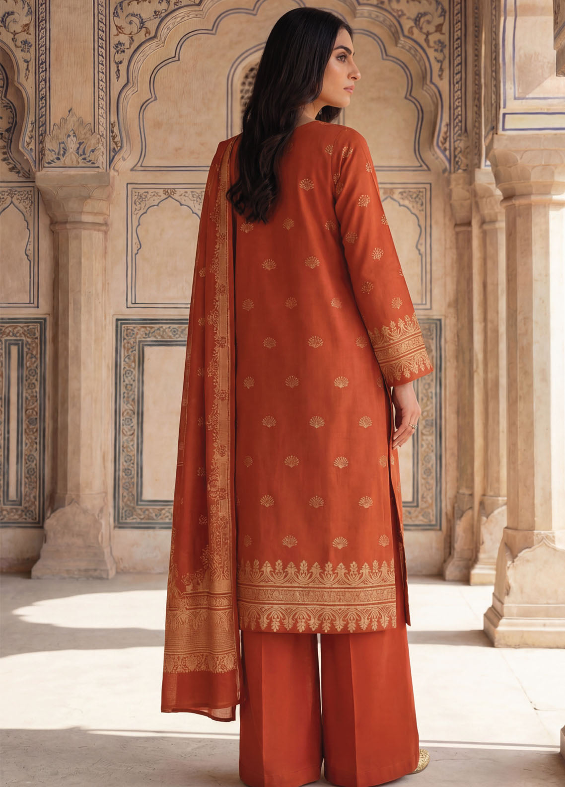 Raha By Soghat Creation Printed Jacquard Lawn 3 Piece Unstitched Suit SC26RV1 D-PJL-01 Raha By Soghat Creation Printed Jacquard Lawn 3 Piece Unstitched Suit SC26RV1 D-PJL-01