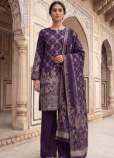 Raha By Soghat Creation Printed Jacquard Lawn 3 Piece Unstitched Suit SC26RV1 D-PJL-06
