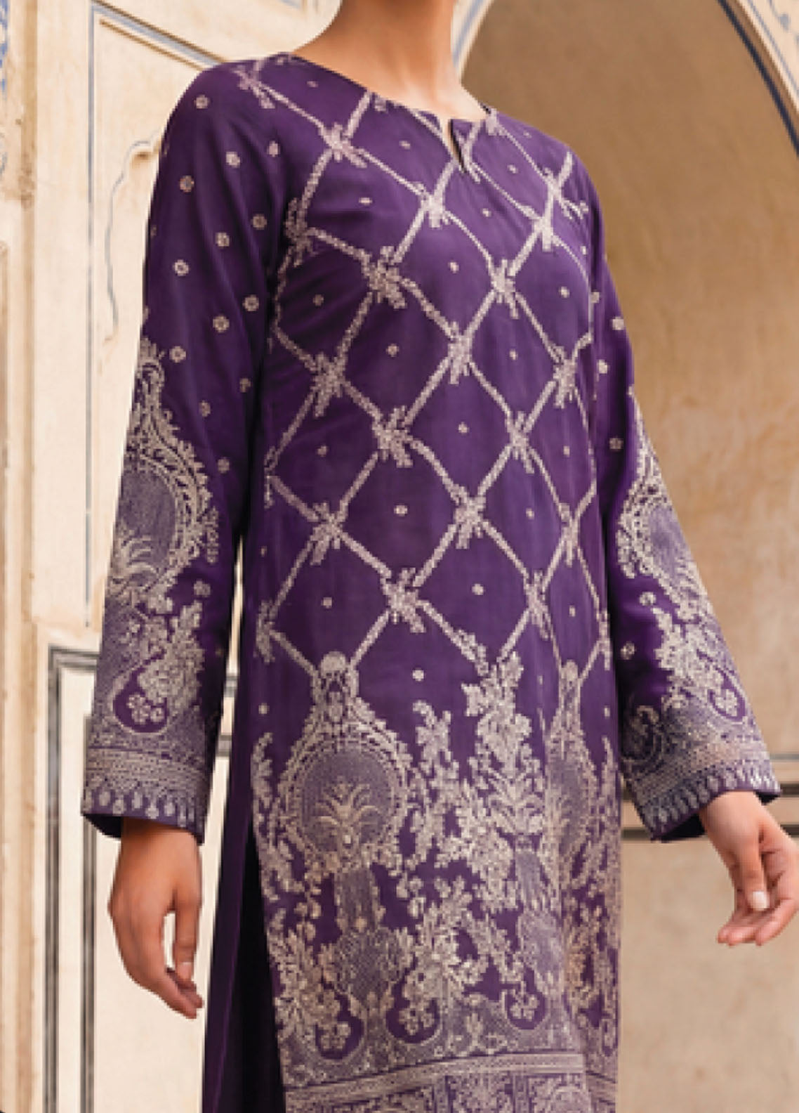 Raha By Soghat Creation Printed Jacquard Lawn 3 Piece Unstitched Suit SC26RV1 D-PJL-06 Raha By Soghat Creation Printed Jacquard Lawn 3 Piece Unstitched Suit SC26RV1 D-PJL-06