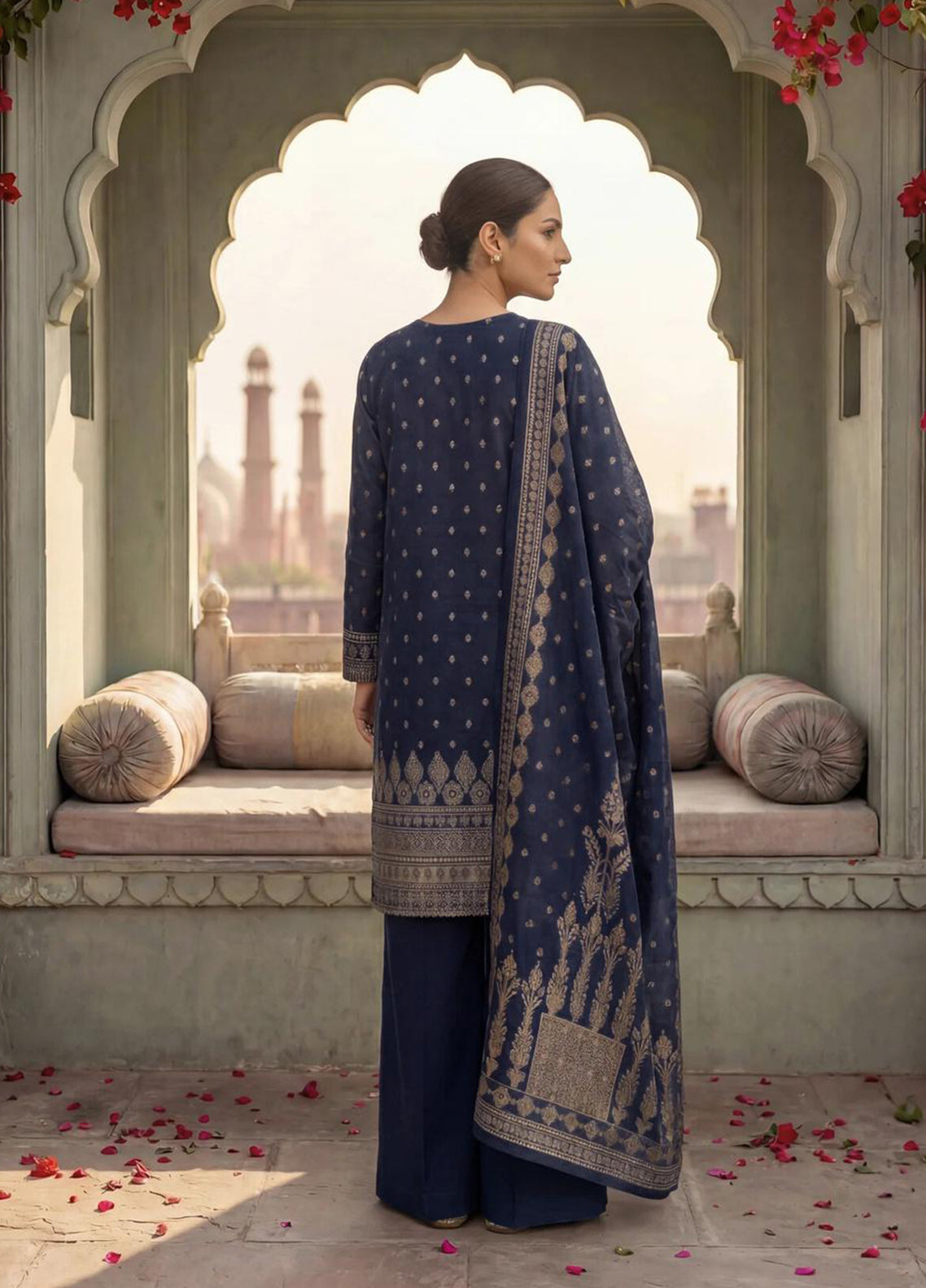 Raha By Soghat Creation Printed Jacquard Lawn 3 Piece Unstitched Suit SC26RV2 D-PJL-01 Raha By Soghat Creation Printed Jacquard Lawn 3 Piece Unstitched Suit SC26RV2 D-PJL-01