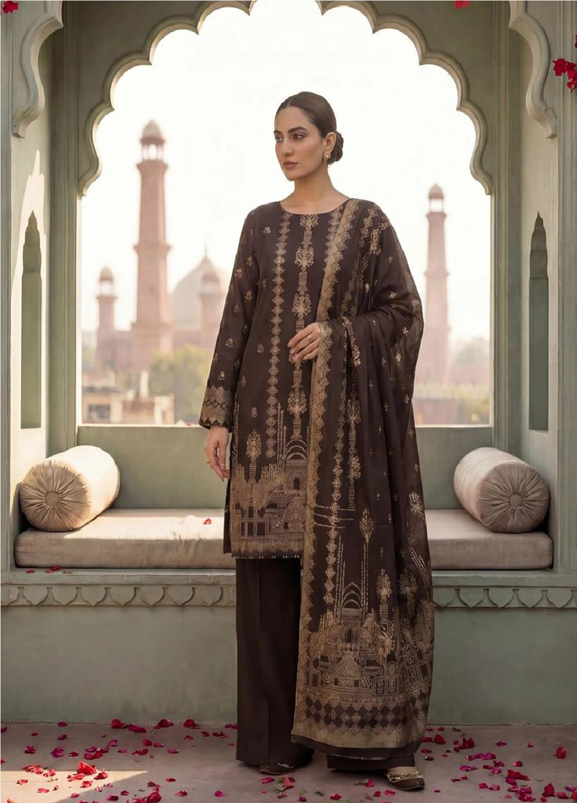 Raha By Soghat Creation Printed Jacquard Lawn 3 Piece Unstitched Suit SC26RV2 D-PJL-02 Raha By Soghat Creation Printed Jacquard Lawn 3 Piece Unstitched Suit SC26RV2 D-PJL-02