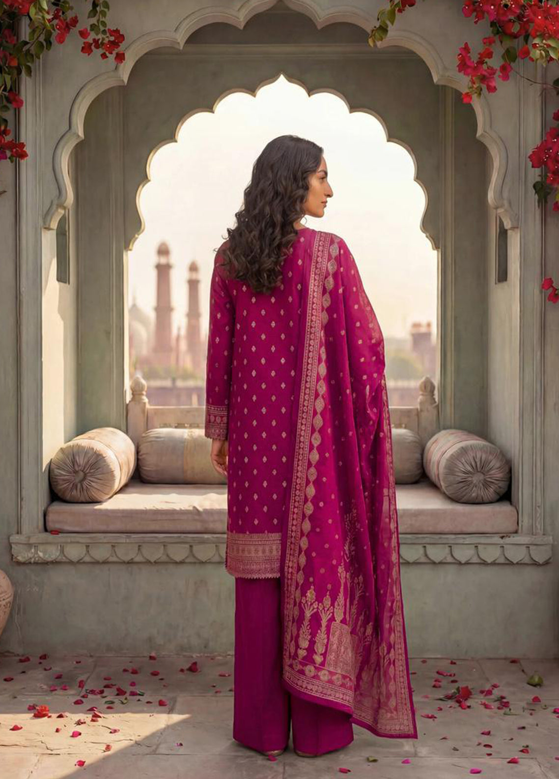 Raha By Soghat Creation Printed Jacquard Lawn 3 Piece Unstitched Suit SC26RV2 D-PJL-05 Raha By Soghat Creation Printed Jacquard Lawn 3 Piece Unstitched Suit SC26RV2 D-PJL-05