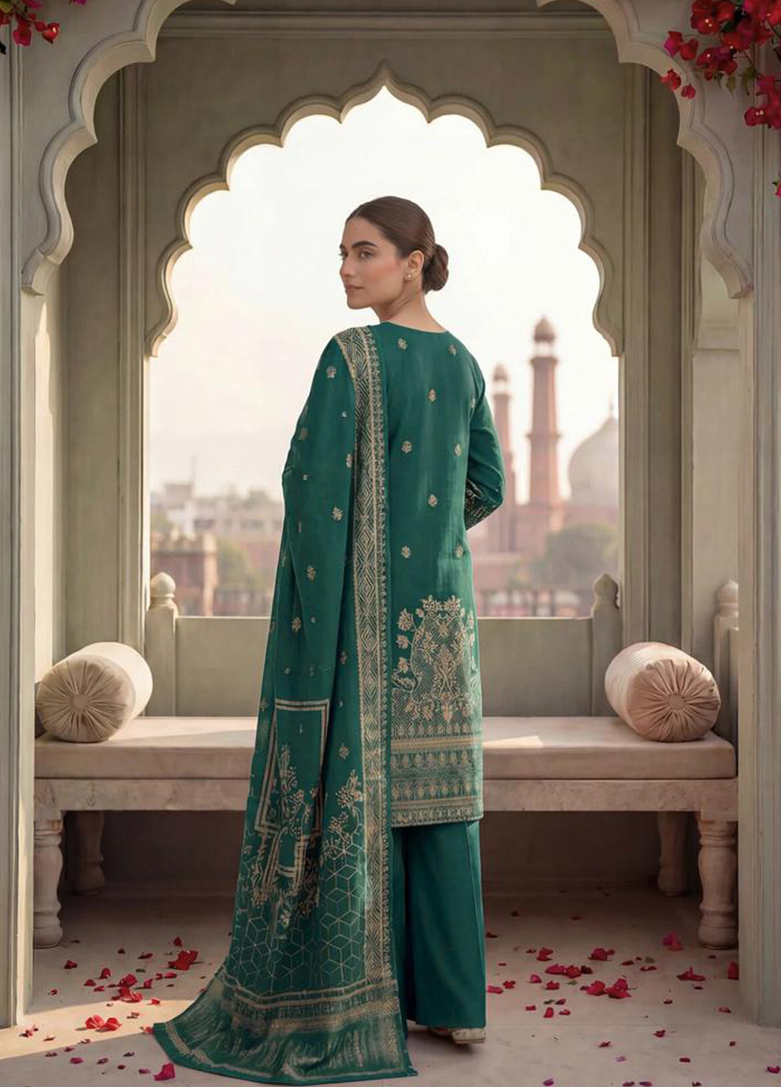 Raha By Soghat Creation Printed Jacquard Lawn 3 Piece Unstitched Suit SC26RV2 D-PJL-06 Raha By Soghat Creation Printed Jacquard Lawn 3 Piece Unstitched Suit SC26RV2 D-PJL-06
