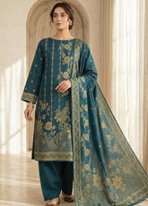 Raha By Soghat Creation Printed Jacquard Lawn 3 Piece Unstitched Suit SC26RV3 D-PJL-02