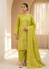 Raha By Soghat Creation Printed Jacquard Lawn 3 Piece Unstitched Suit SC26R D-03