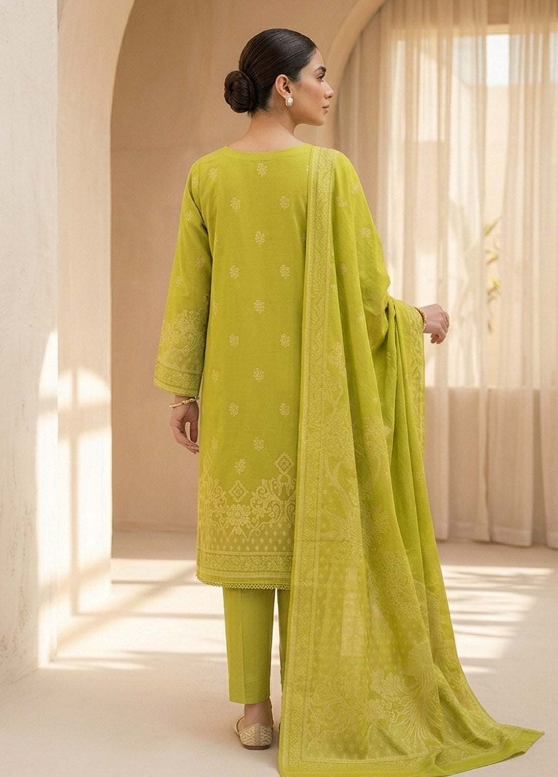 Raha By Soghat Creation Printed Jacquard Lawn 3 Piece Unstitched Suit SC26R D-03 Raha By Soghat Creation Printed Jacquard Lawn 3 Piece Unstitched Suit SC26R D-03
