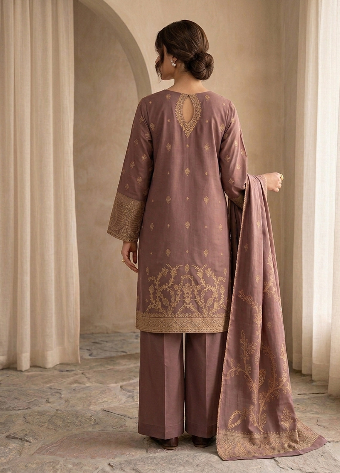 Raha By Soghat Creation Printed Jacquard Lawn 3 Piece Unstitched Suit SC26R D-04 Raha By Soghat Creation Printed Jacquard Lawn 3 Piece Unstitched Suit SC26R D-04