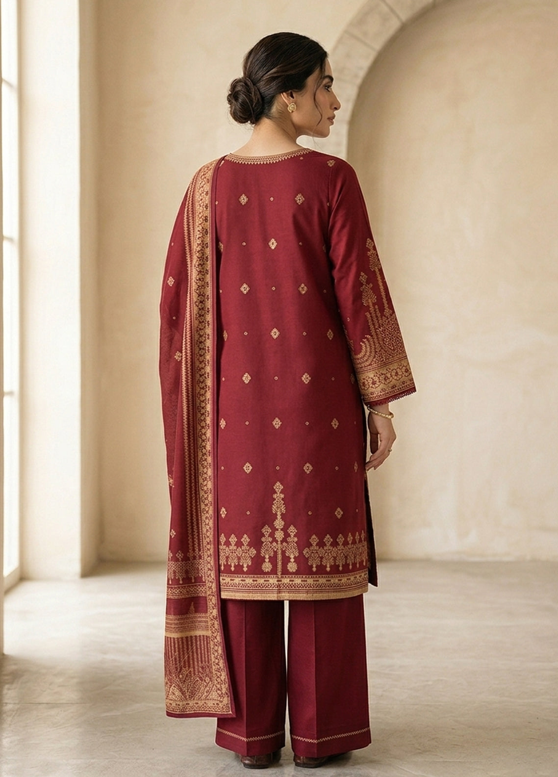 Raha By Soghat Creation Printed Jacquard Lawn 3 Piece Unstitched Suit SC26R D-05 Raha By Soghat Creation Printed Jacquard Lawn 3 Piece Unstitched Suit SC26R D-05