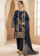 Raha By Soghat Creation Printed Jacquard Lawn 3 Piece Unstitched Suit SC26R D-10