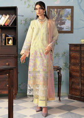 RajBari Embroidered Chikan Unstitched 3 Piece Suit - RB24CE 01