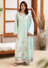 Rameen By Raaya Embroidered Lawn 3 Piece Unstitched Suit RYA26RV2 D-AZURE