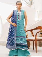 Rang By Motifz Printed Lawn Suits Unstitched 3 Piece - MT24RPL 4738 MIRAL