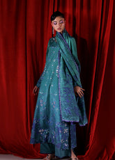 Rang Rasiya Luxe Emrboidered Silk 3 Piece Unstitched Suit RR26TLS D-09 LUMEIRE