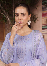 Rangkari By Ayleen Embroidered Lawn 3 Piece Unstitched Suit ALN26RV2 D-AMBER