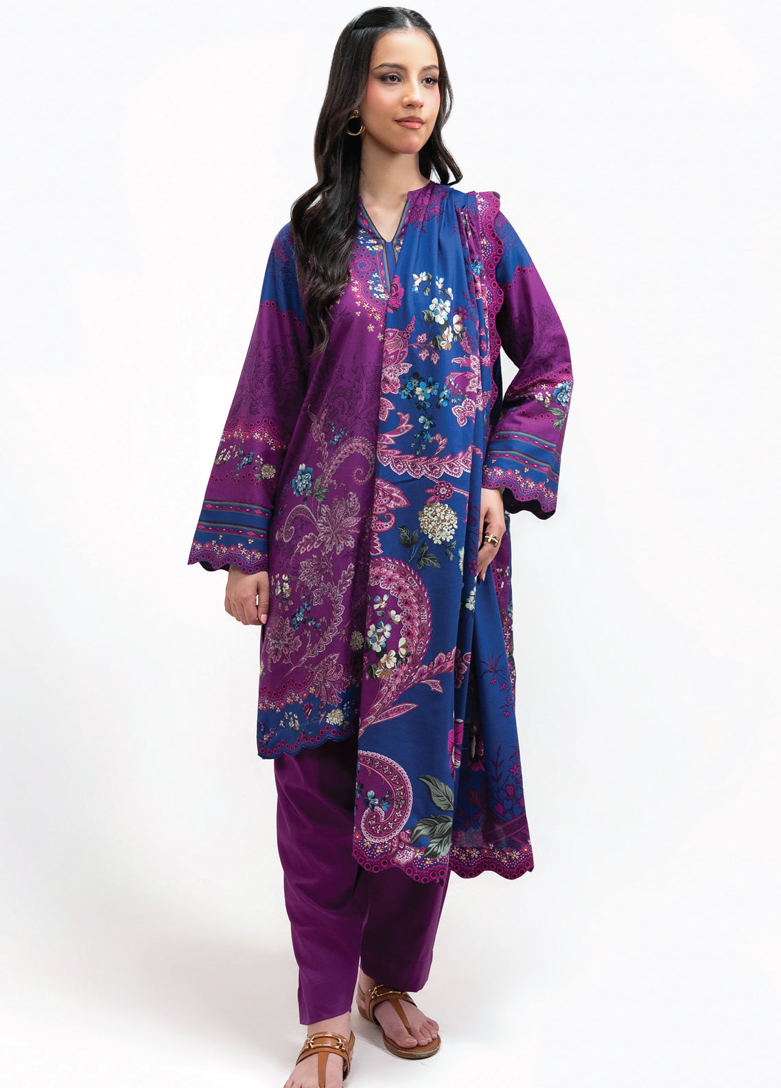 Raqs By Motifz Printed Cotton Viscose Linen 3 Piece Unstitched Suit MT26RCVLV1 D-4130 Raqs By Motifz Printed Cotton Viscose Linen 3 Piece Unstitched Suit MT26RCVLV1 D-4130