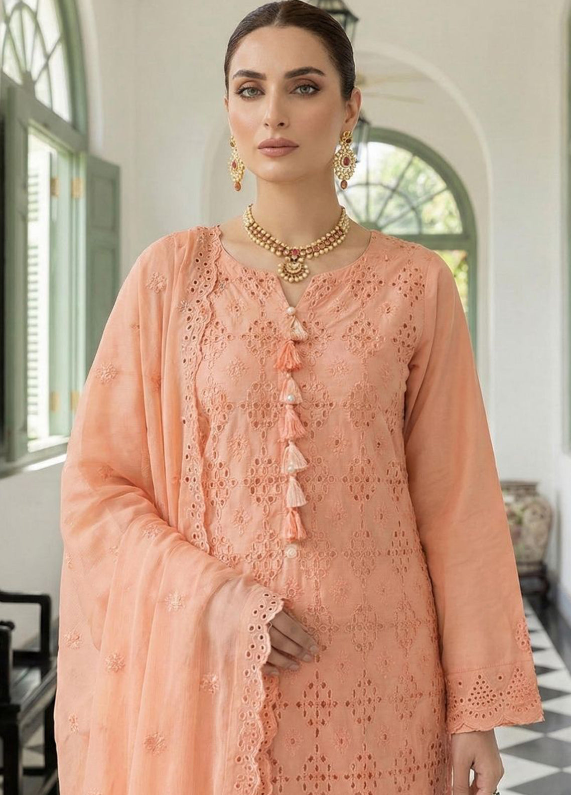 Raskh-E-Qamar By Noorjahan Embroidered Lawn 3 Piece Unstitched Suit NJ26RQ D-08 Raskh-E-Qamar By Noorjahan Embroidered Lawn 3 Piece Unstitched Suit NJ26RQ D-08
