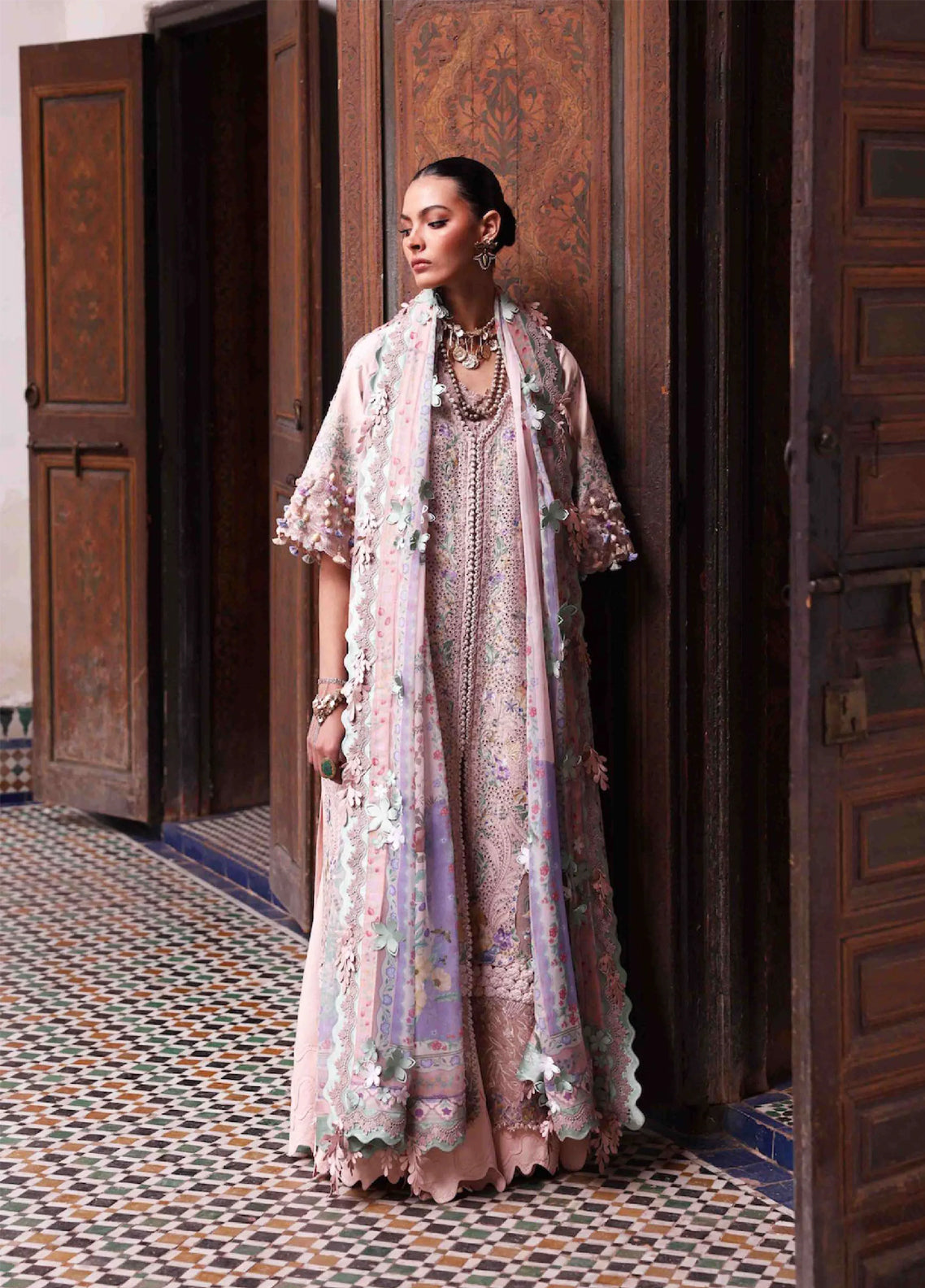 Reine By Republic Womenswear Luxury Embroidered Lawn 3 Piece Unstitched Suit RW26RELL D-1B DAHLIA Reine By Republic Womenswear Luxury Embroidered Lawn 3 Piece Unstitched Suit RW26RELL D-1B DAHLIA