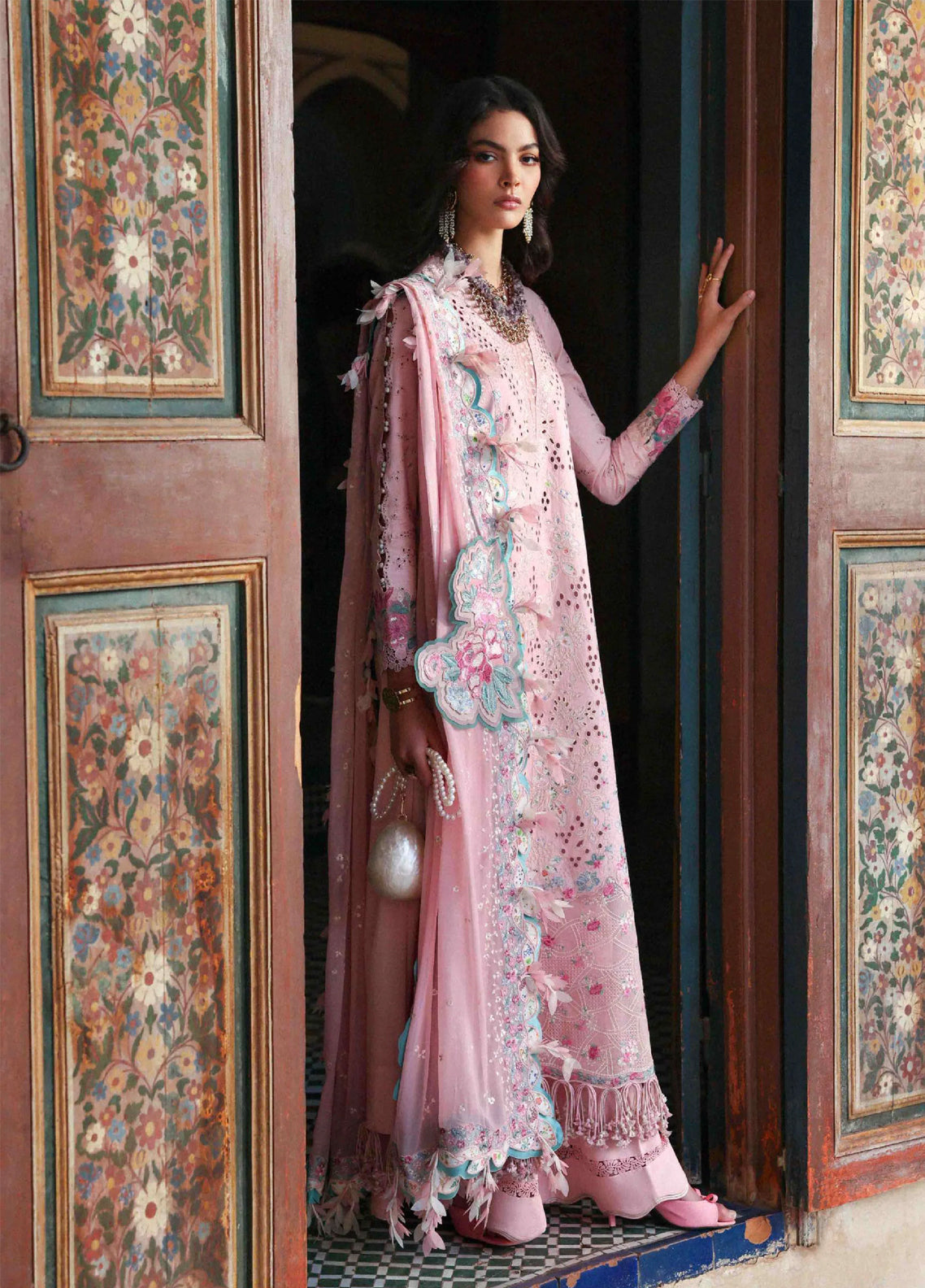 Reine By Republic Womenswear Luxury Embroidered Lawn 3 Piece Unstitched Suit RW26RELL D-2A CECELIA Reine By Republic Womenswear Luxury Embroidered Lawn 3 Piece Unstitched Suit RW26RELL D-2A CECELIA