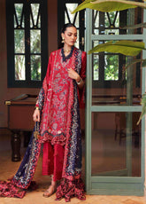 Reine By Republic Womenswear Luxury Embroidered Lawn 3 Piece Unstitched Suit RW26RELL D-2B BELLE ROSEE