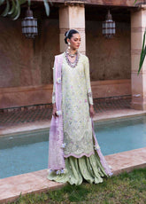 Reine By Republic Womenswear Luxury Embroidered Lawn 3 Piece Unstitched Suit RW26RELL D-5A PERLA