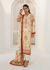Resham By Firdous Textile Printed Linen Suits Unstitched 3 Piece - FF24RL 901