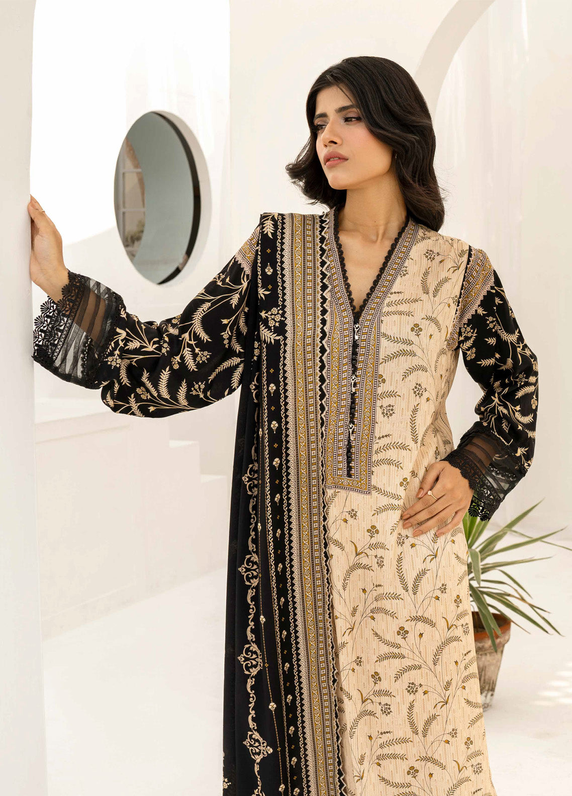 Resham By Firdous Textile Printed Linen Suits Unstitched 3 Piece - FF24RL 903 Resham By Firdous Textile Printed Linen Suits Unstitched 3 Piece - FF24RL 903