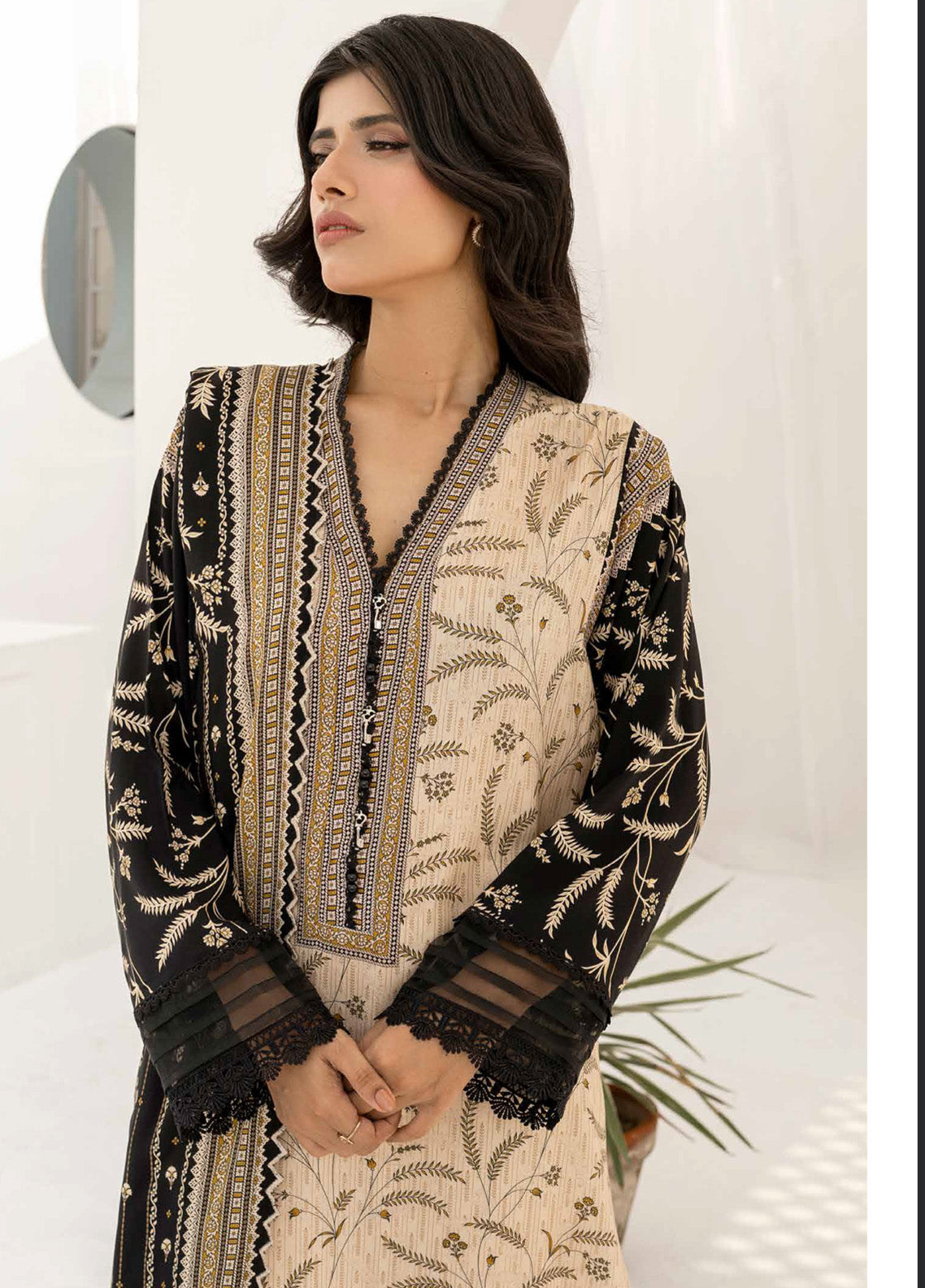 Resham By Firdous Textile Printed Linen Suits Unstitched 3 Piece - FF24RL 903 Resham By Firdous Textile Printed Linen Suits Unstitched 3 Piece - FF24RL 903