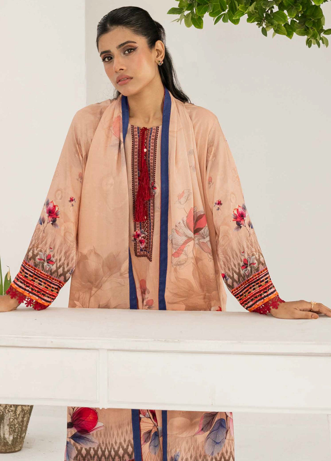 Resham By Firdous Textile Printed Linen Suits Unstitched 3 Piece - FF24RL 904 Resham By Firdous Textile Printed Linen Suits Unstitched 3 Piece - FF24RL 904