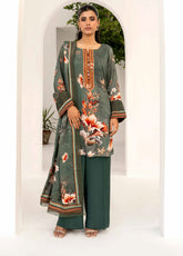 Resham By Firdous Textile Printed Linen Suits Unstitched 3 Piece - FF24RL 905