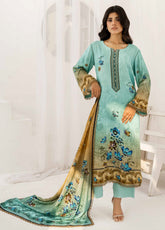 Resham By Firdous Textile Printed Linen Suits Unstitched 3 Piece - FF24RL 906
