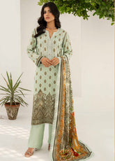 Resham By Firdous Textile Printed Linen Suits Unstitched 3 Piece - FF24RL 908