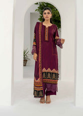 Resham By Firdous Textile Printed Linen Suits Unstitched 3 Piece - FF24RL 909