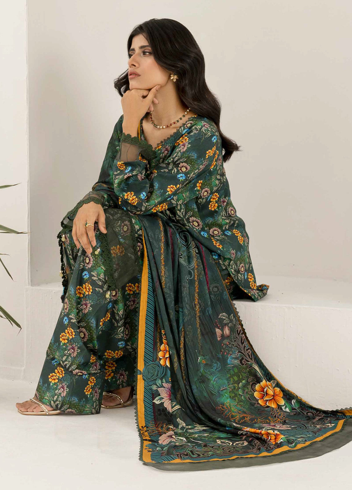 Resham By Firdous Textile Printed Linen Suits Unstitched 3 Piece - FF24RL 910 Resham By Firdous Textile Printed Linen Suits Unstitched 3 Piece - FF24RL 910